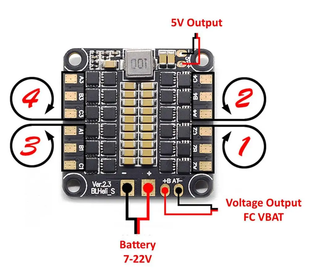 Betaflight F4 V3S V3 PRO версия управления V3.5 V3 S Filtro de imagen increado OSD 30A 4в1 ESC pa