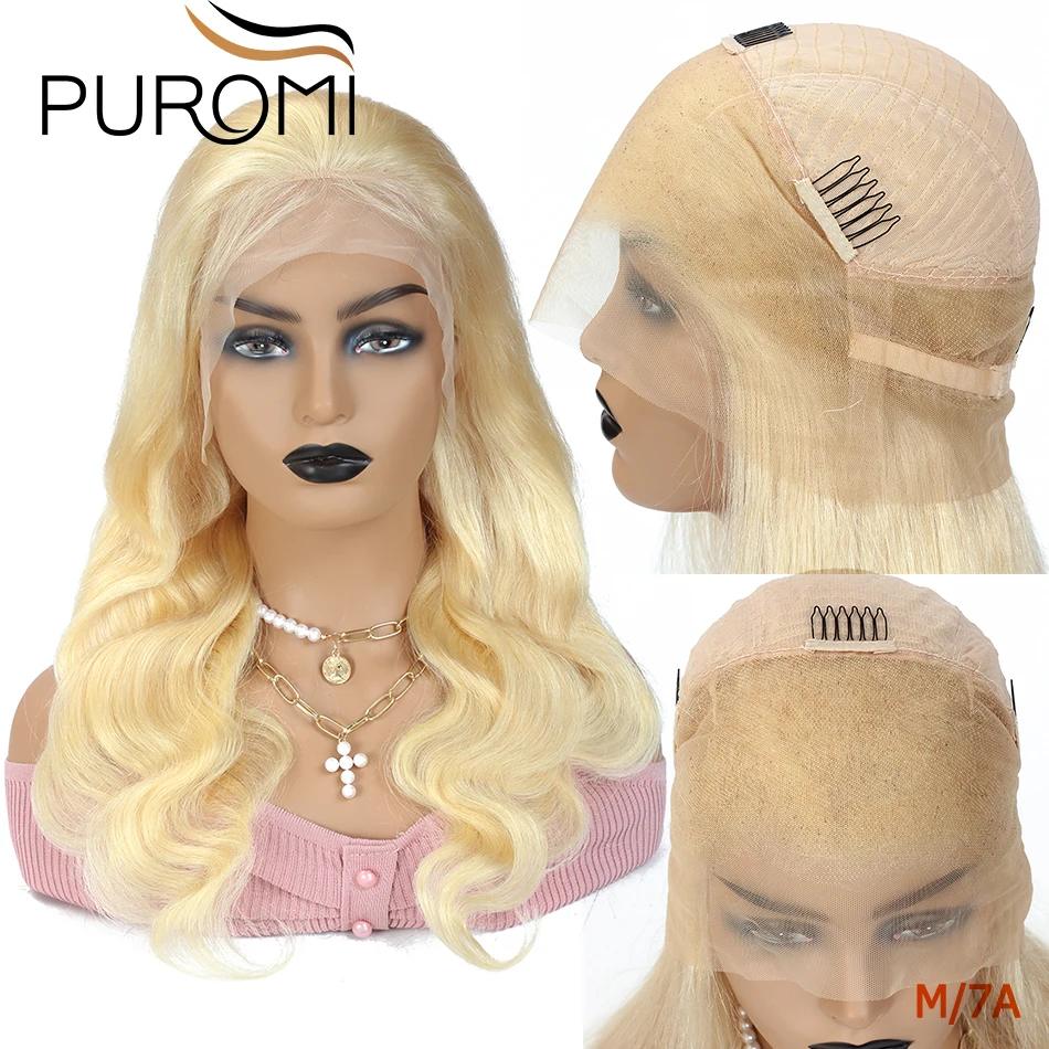 13x4 613 Мёд блондинка Синтетические волосы на кружеве парики из натуральных волос