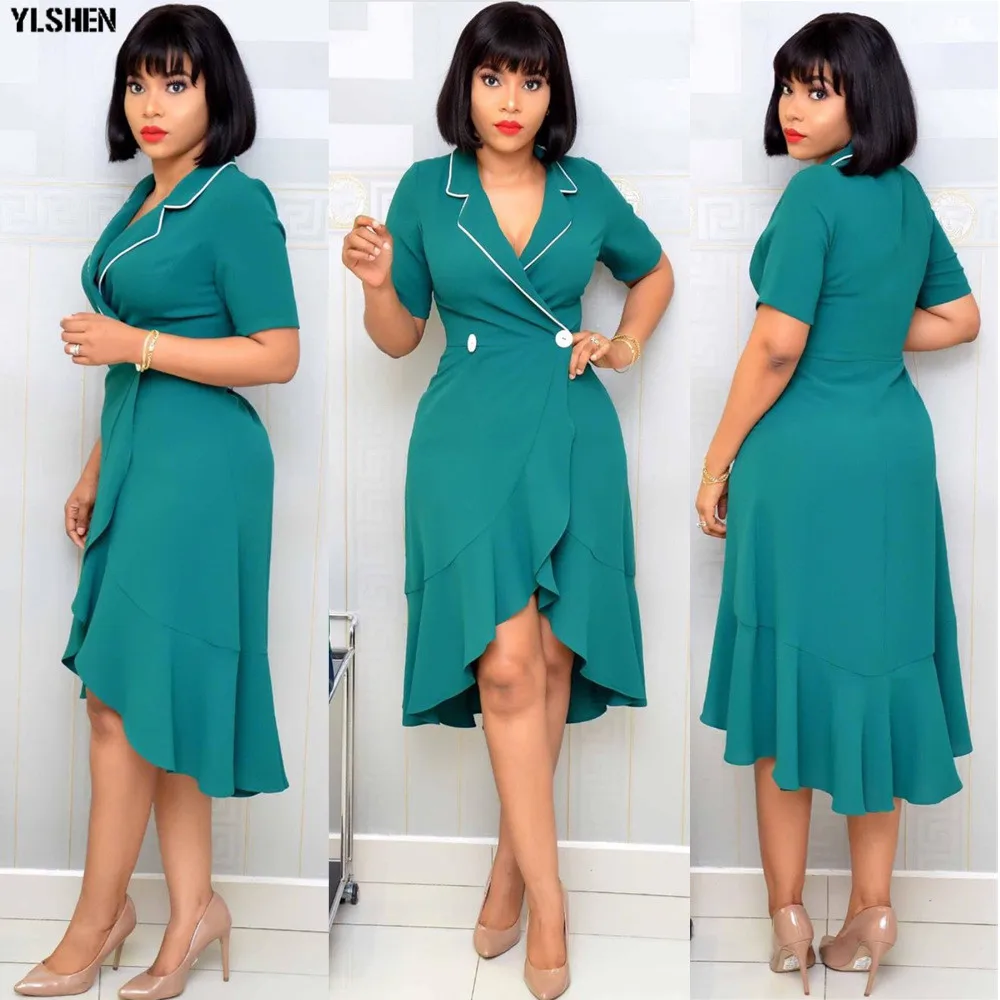 Платья в африканском стиле для женщин костюм Дашики Анкары воротник платье