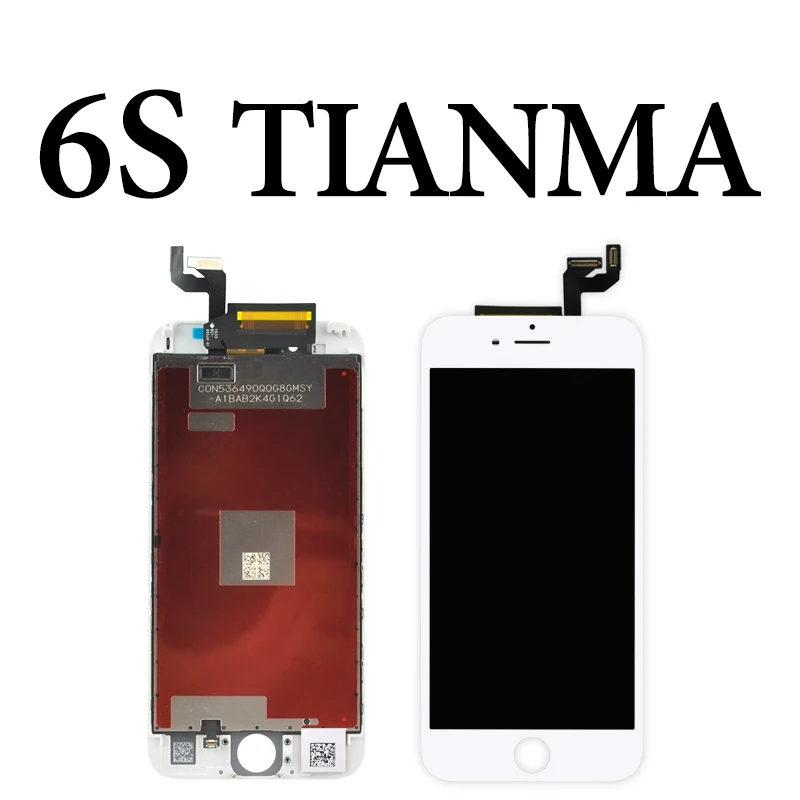 Премиум Версия Tianma для iPhone 5S, SE 6 6S Plus 7 8 Plus ЖК сенсорный экран Стекло сборка Бесплатный подарок без битых пикселей - Цвет: for iphone 6s white