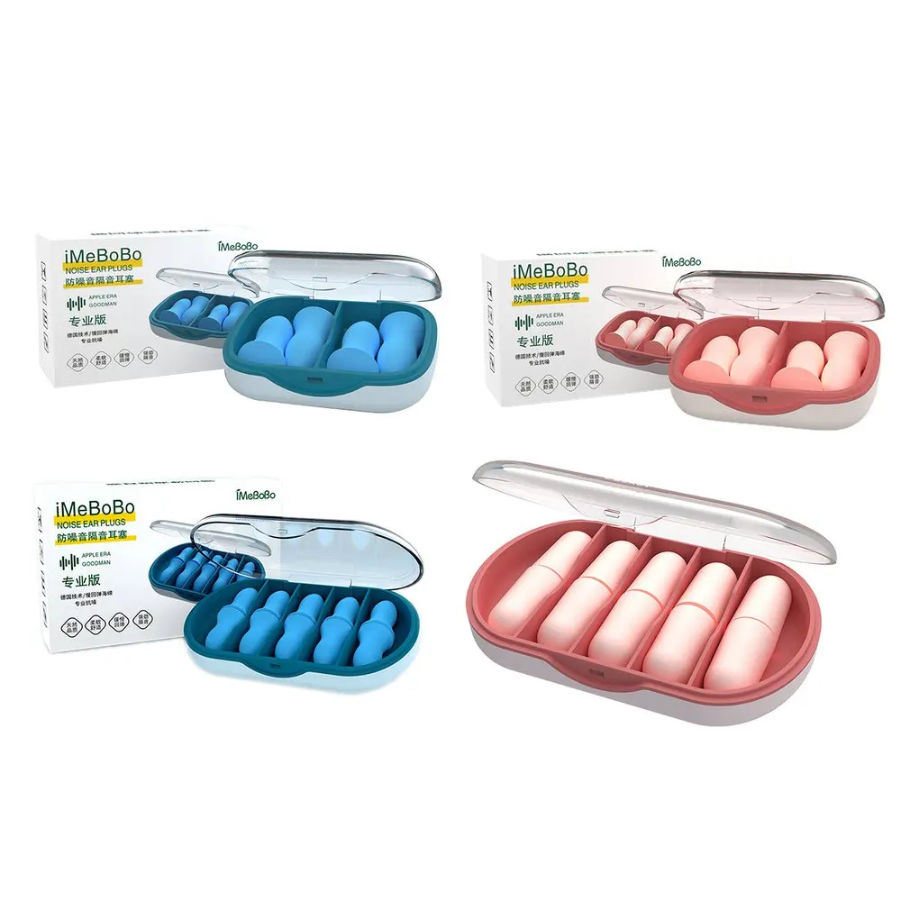 

Soft Sponge Ear Plugs Sound Insulation Ear Protection Earplugs Noise Reduction Sleeping Plugs Ergonomic Design