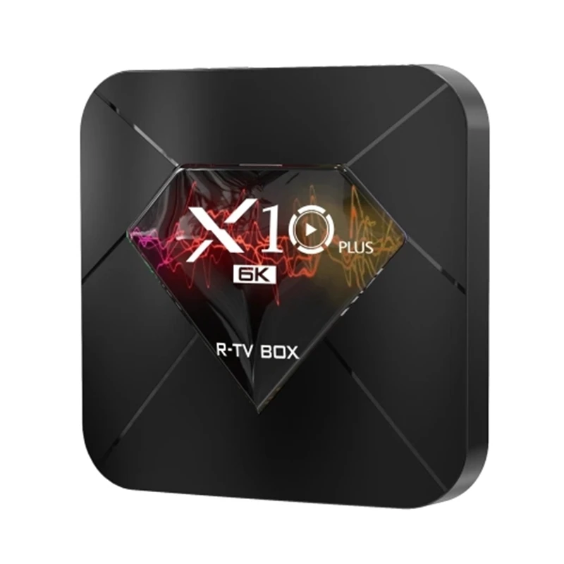 R-Tv Box X10 Plus Android 9 0 Smart Tv Allwinner H6 Uhd 4K медиаплеер 6K декодирование изображения 4 Gb/32 Gb 2 4G