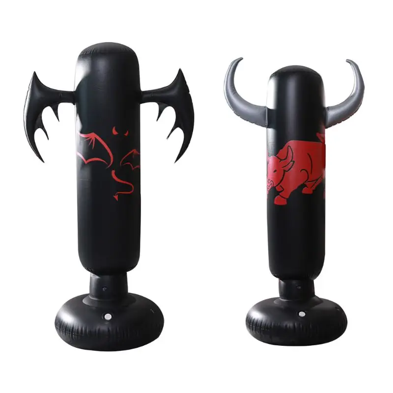 

Тяжелый надувной боксерский мешок для фитнеса, подставка для скоростных упражнений, отдельно стоящая башня, для детей, игр, для взрослых, дл...