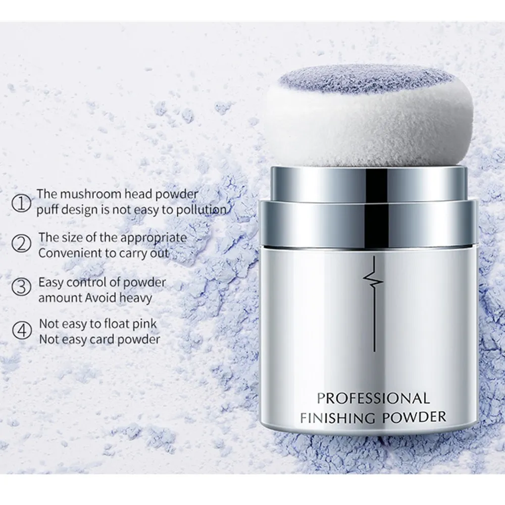 Пудра Pudaier с грибовидной головкой Палетка для макияжа лица водонепроницаемая