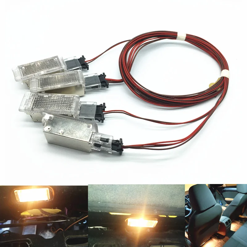 

Car halogen Footwell Light Footsteps Space Lamps Cable Wire harness For VW PASSAT B6 Golf 6 MK6 JETTA 5 MK5 6 Tiguan 7L0947415