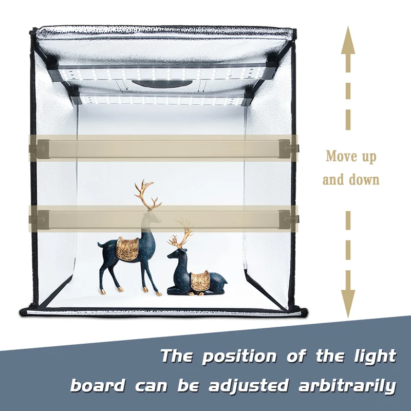 Складной светодиодный софтбокс для фотостудии светильник вой короб световая