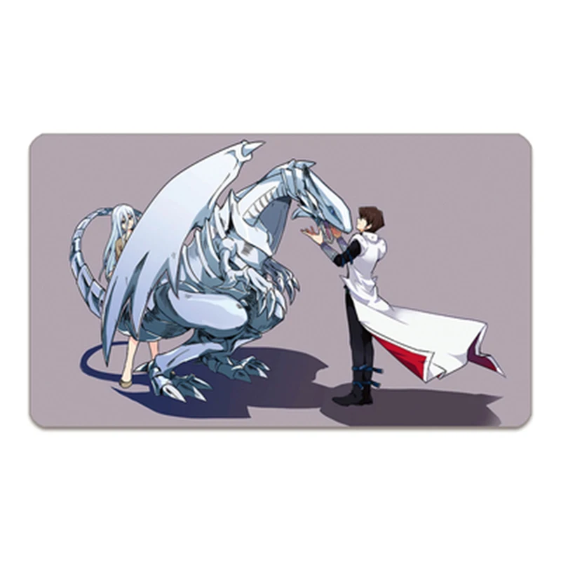

Yu-Gi-Oh Mouse Pad OTCG Card Pad Duel Plate Blue Eyes White Dragon Series Computer Mousepad Mouse Pad Keyboards Mat