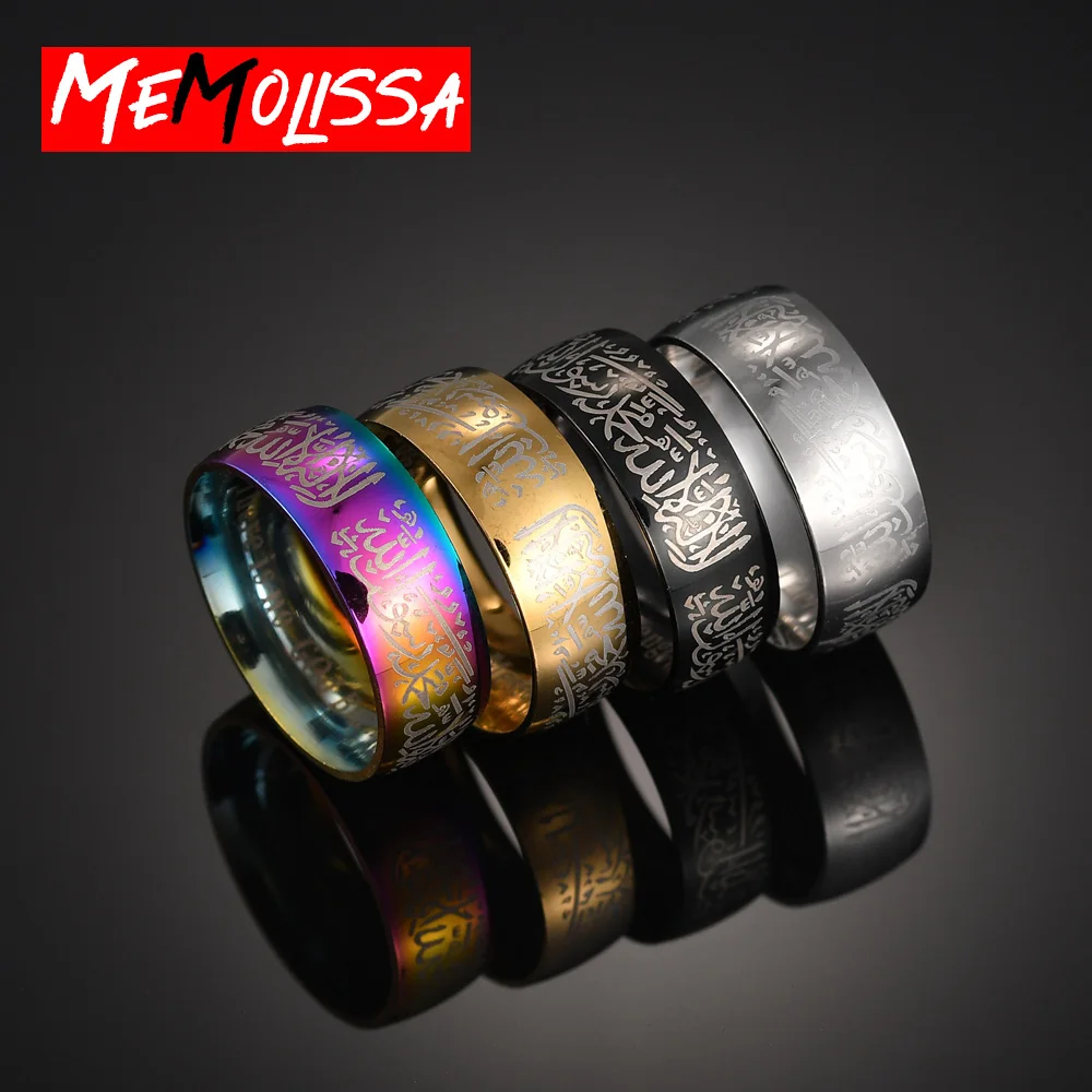 Кольца мужские из нержавеющей стали 8 мм 4 цвета | Украшения и аксессуары