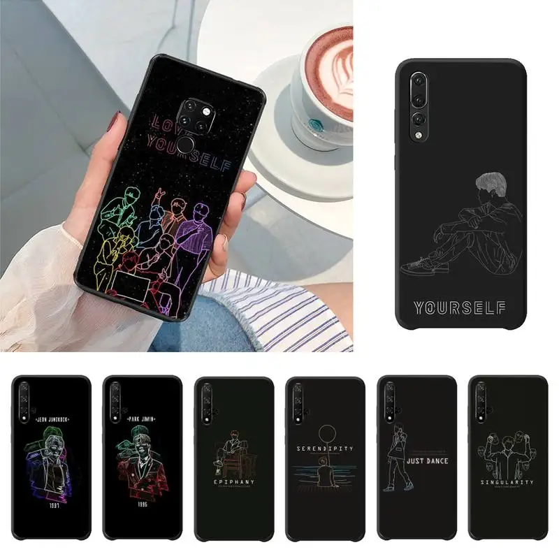 

YNDFCNB Love Yourself Art Phone Case For Huawei P20 P30 P10 lite P20Pro PSmart Y7 Y6 Prime Mate20 Nova3E