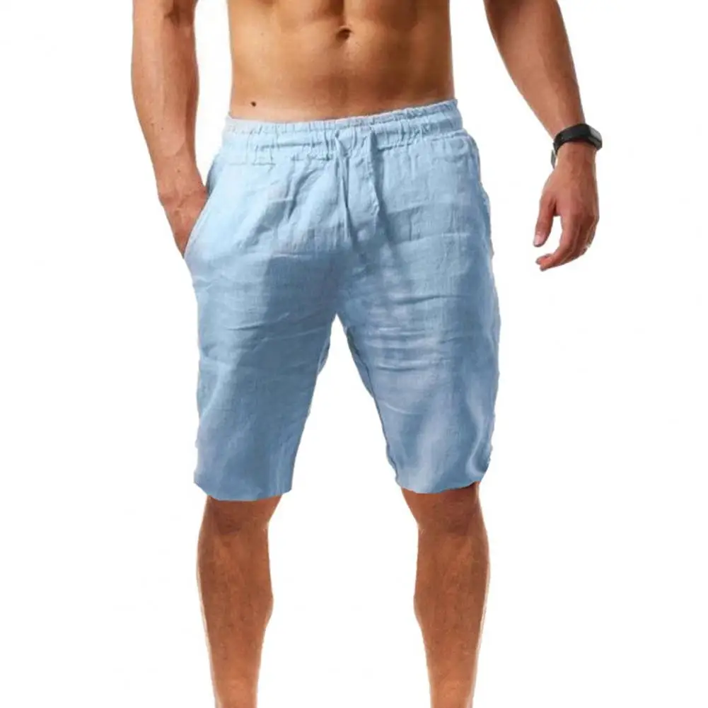 

Men Shorts Cycling Shorts Running Shorts Men Shorts Beach Short pants Drawstring Short Pants Knee-length Shorts for GYM Running