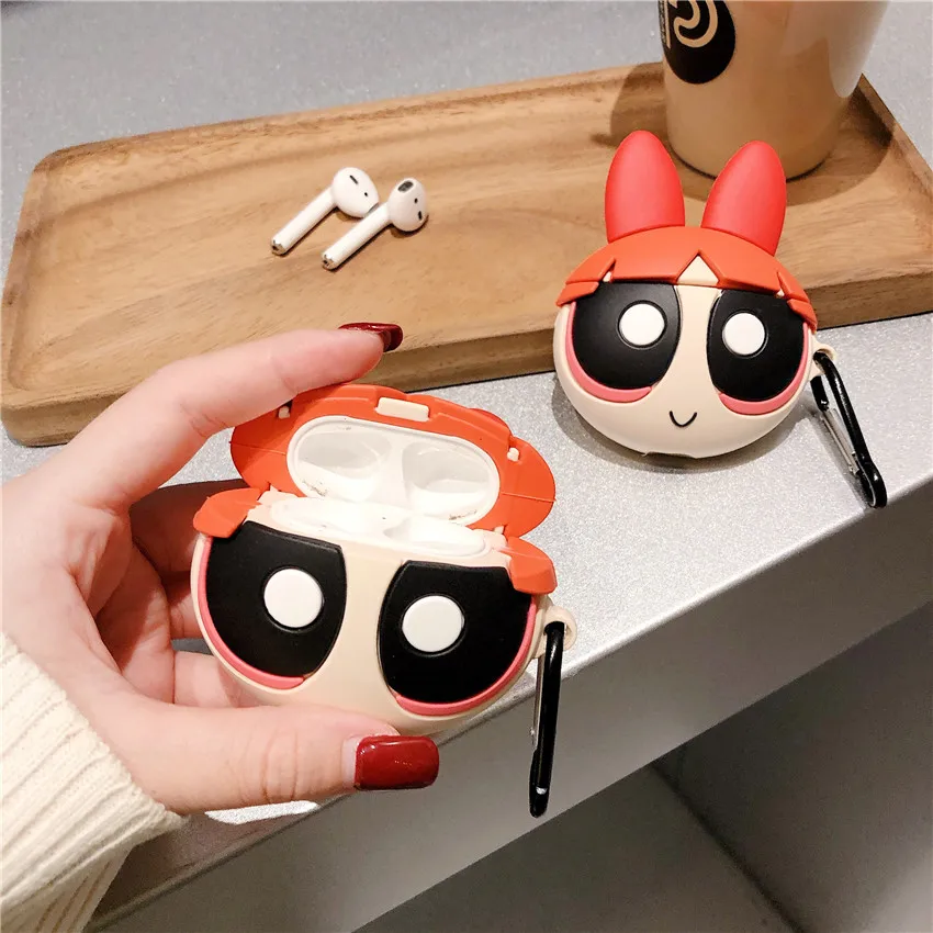 Для Airpods Pro Чехол телефонов с изображением героя из мультфильма для девочек мягкий силиконовый чехол для Apple Airpods 1/2/3 крышка Беспроводной Bluetooth наушники чехол