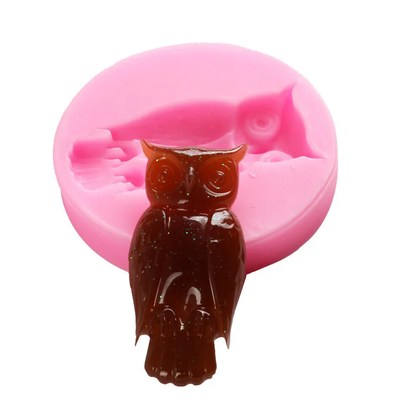 Хэллоуин паук/Череп Силиконовая форма руки тыква/Летучая мышь/сова помадки формы
