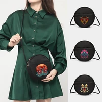 fashion mini bags circular bags for women crossbody bag anime monster printing tote underarm shoulder bag shopper luxury handbag