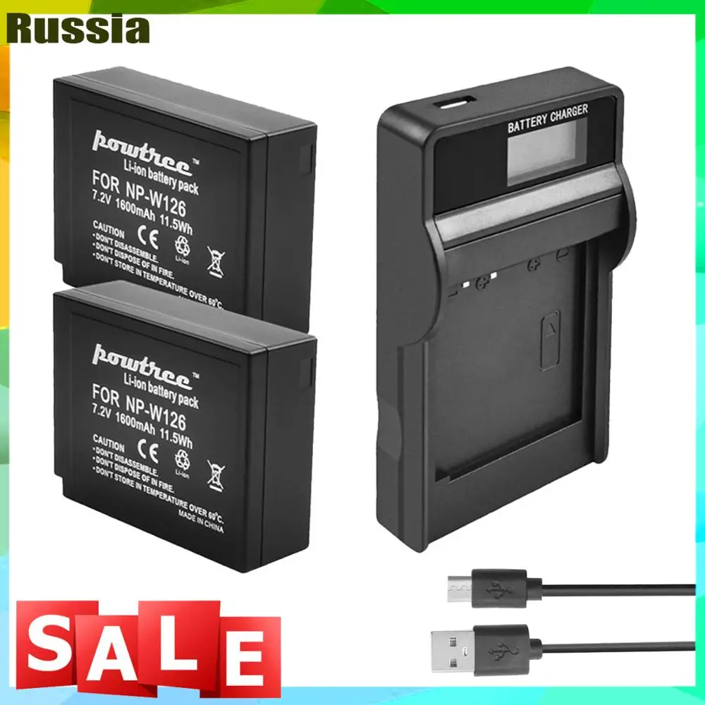 Для ЖК дисплея с подсветкой Fujifilm NP W126 W126S Батарея + Зарядное устройство для X M1 A1 T1 E1