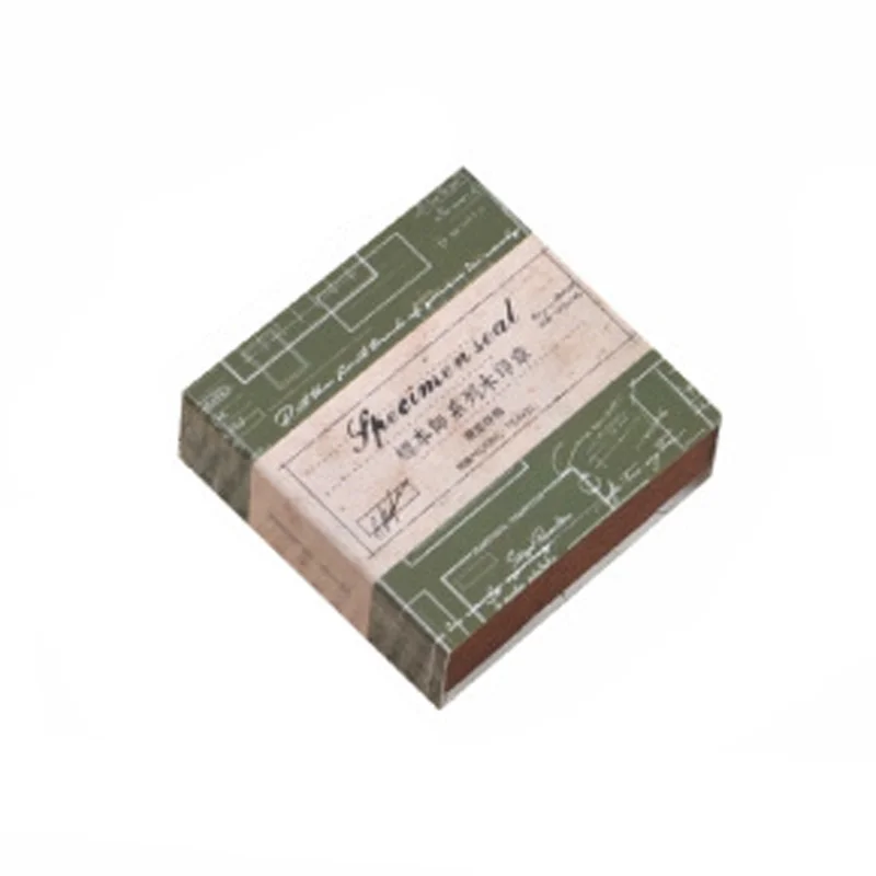 Винтажный деревянный еженедельник планировщик список штампов сделай сам