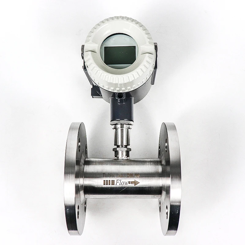 

4-20mA natural gas turbine flow meter with high precision for air wind local display pluse output