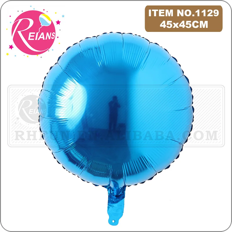 18 дюймовый круглый чистый гелиевый шарик из фольги серебряные шары для свадьбы с