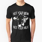 Винтажная футболка с надписью Not Your Mom Not Your Milk Veggie Veganism, Мама, мама, Корова