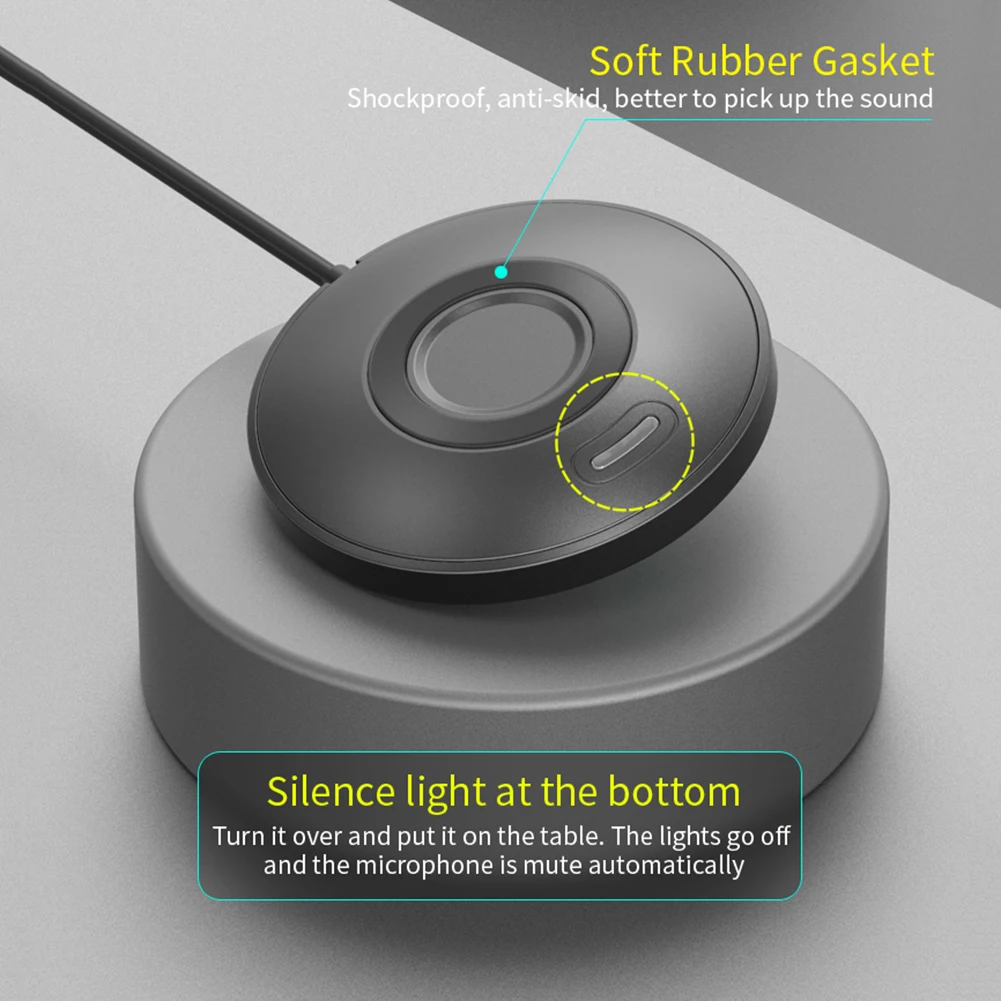 

USB Speaker Phone 360 Omni-directional Microphone Portable Conference Speaker