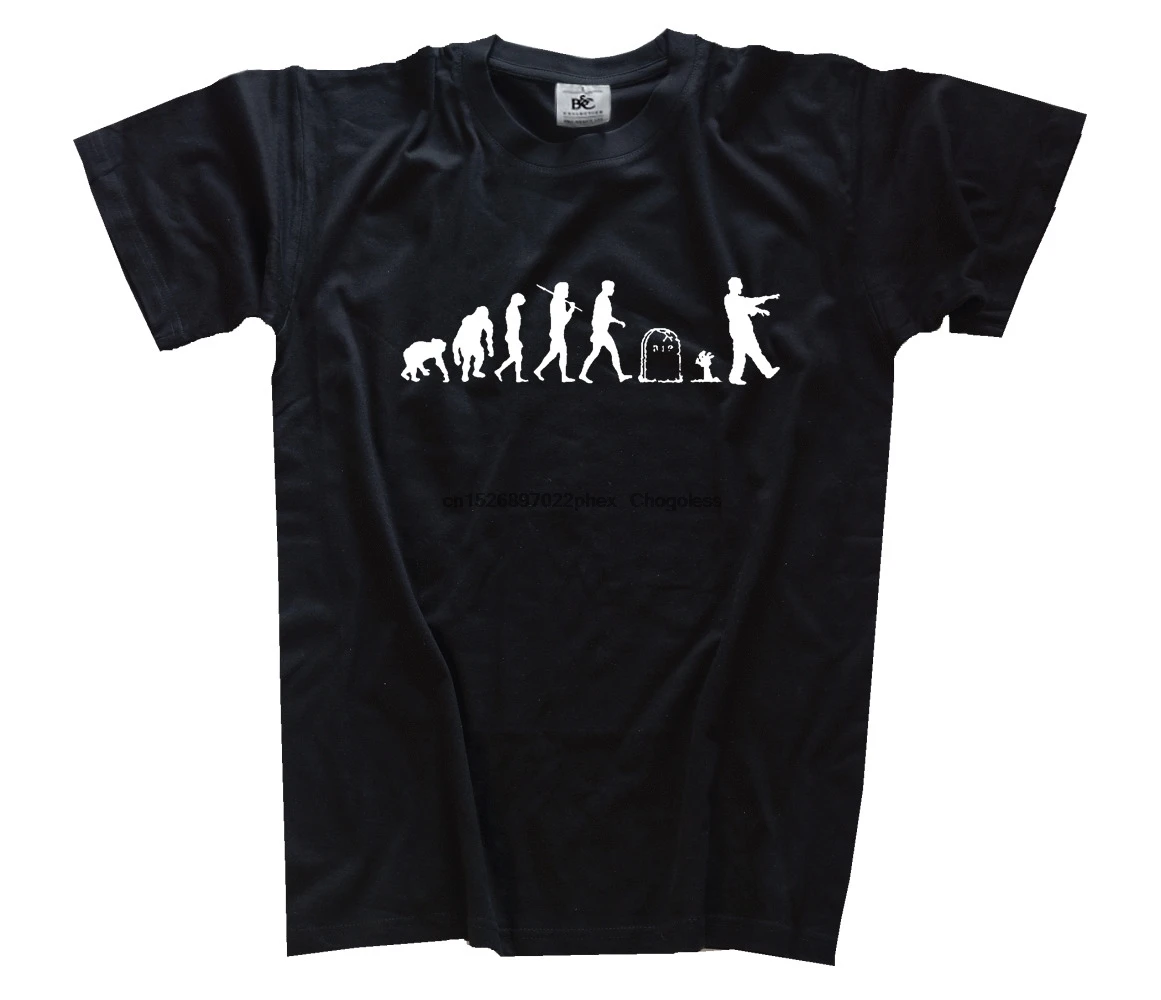 Стандартный издание зомби II EVOLUTION страшные маскарадные костюмы футболка S