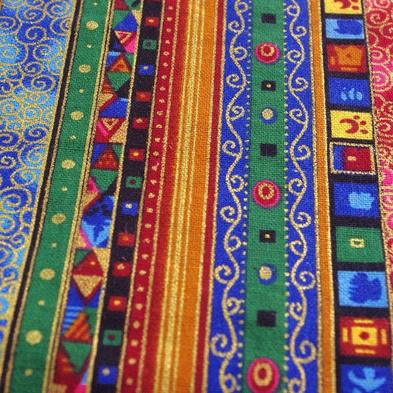 Креативная синяя Красная Вязаная крючком скатерть в фольклорном стиле хлопковая