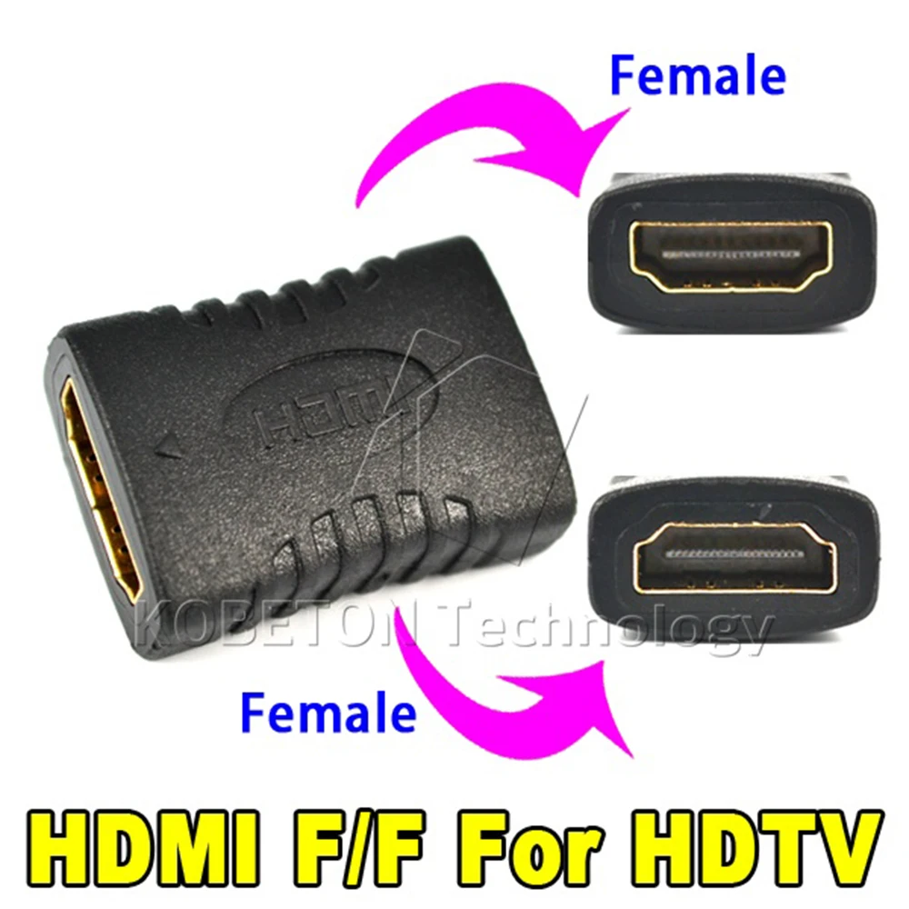 Мини удлинитель кабеля kebidu совместимый с HDMI переходник гнездо F/F Соединительный