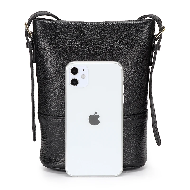 

Designers Women Messenger Bags Females Bucket Bag Genuine Leather Crossbody Shoulder Bag Handbag Satchel