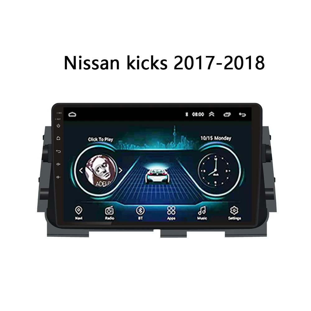 Автомобильное радио для Nissan kicks 2017 2018 GPS навигация мультимедийный плеер