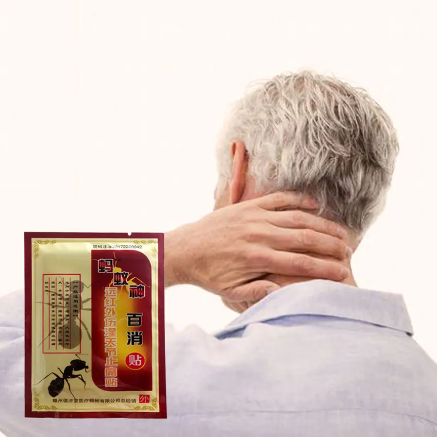 Китайские травяные болевые пластыри самонагревающийся муравей яд