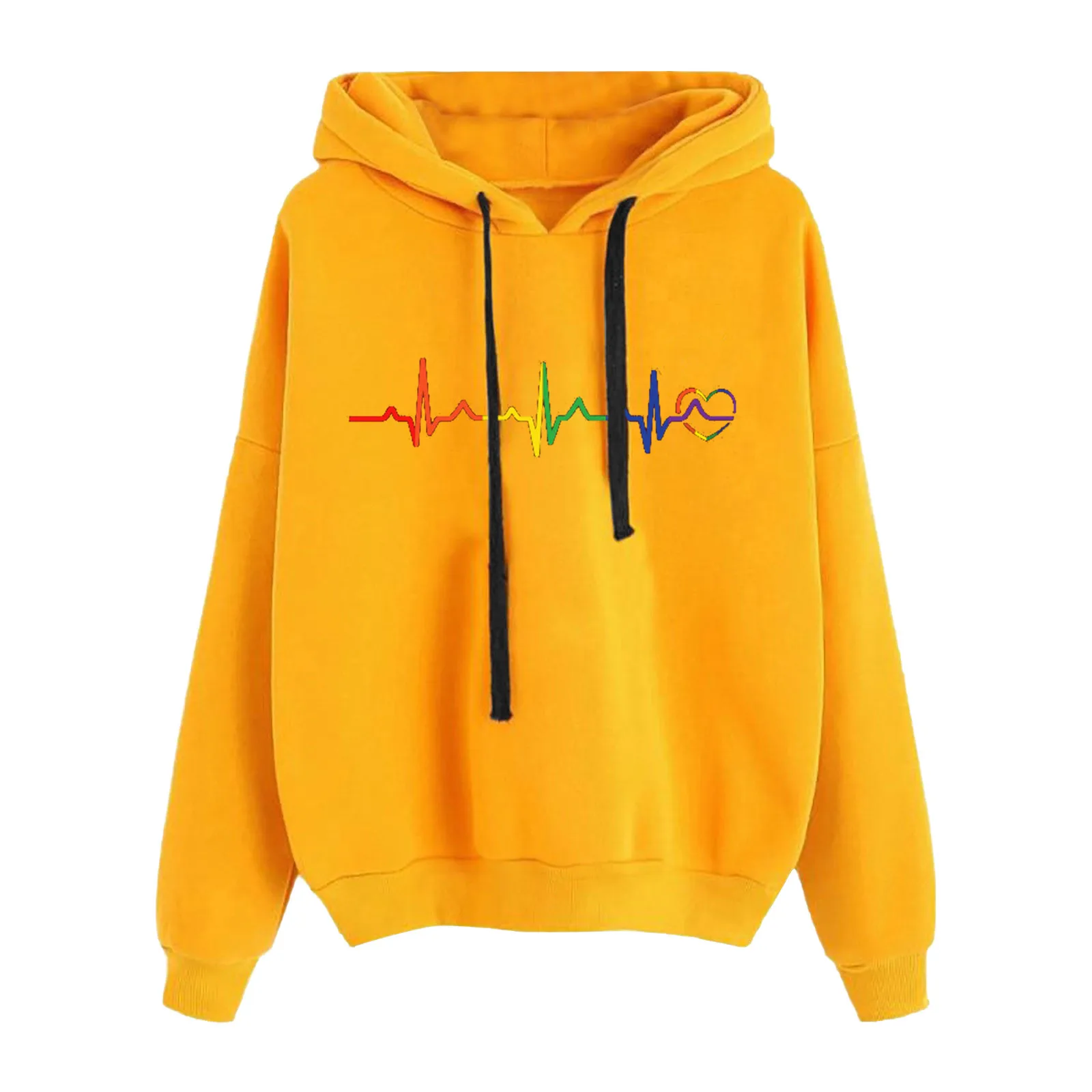 

2021 Female Sweatshirts Women’s Fashion Casual Printed Hoodies Long Sleeve Hooded Pullover Tops Ladies Hoodies sudaderas#A