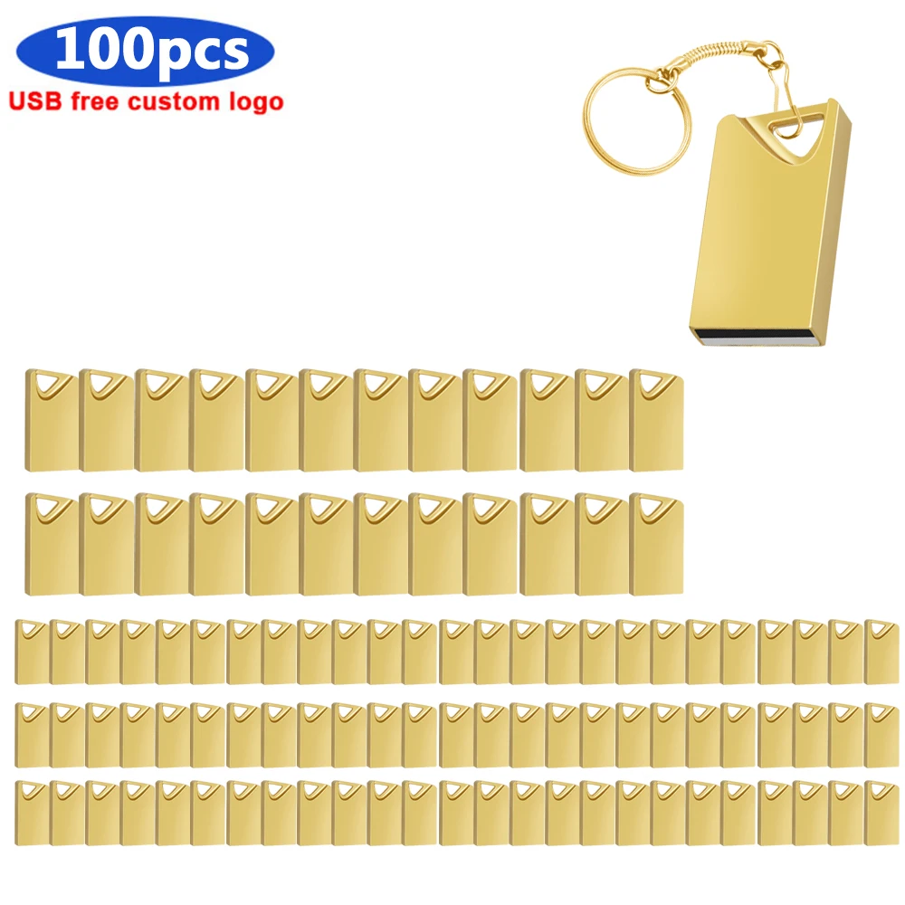 

Металлический usb флеш-накопитель 100 шт./лот, 32 ГБ, флеш-накопитель 128 ГБ, 64 ГБ, водонепроницаемый флеш-накопитель 16 ГБ, 8 ГБ, флеш-накопитель usb 2,0,...