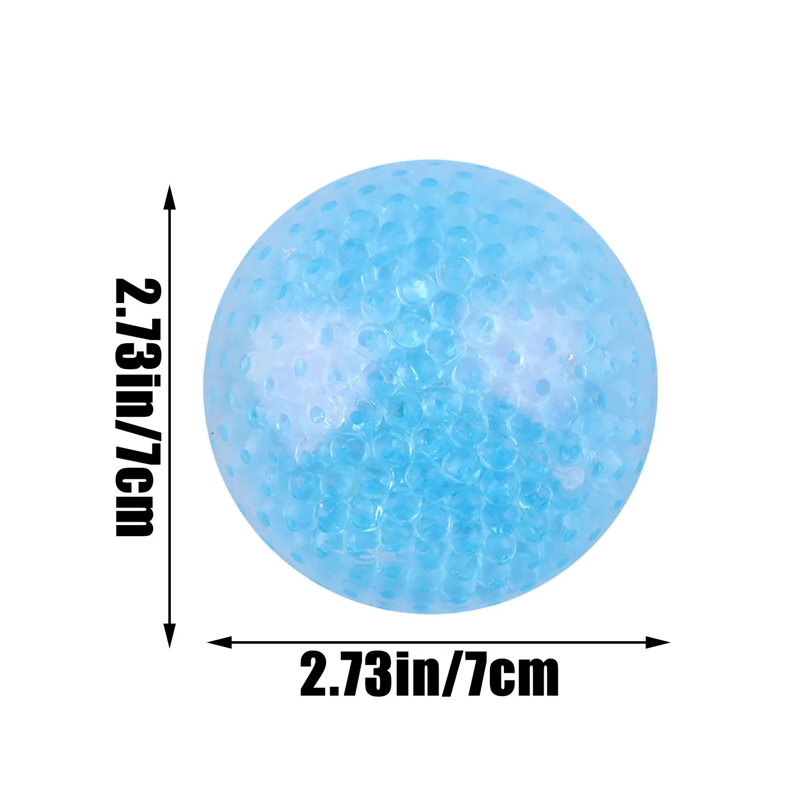 

2ML Fun Decompression Color Bead Ball Extrusion Toy Series Luminous Ball TPR Funny Creative Vent Fidget Toy Hot Sale 2021