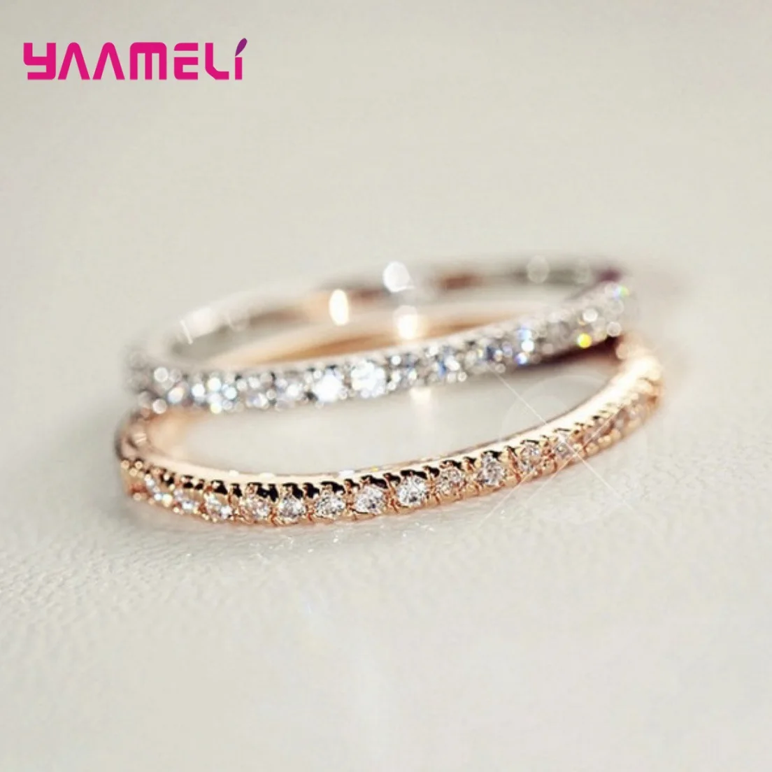 Роскошные женские белые свадебные кольца для невесты набор женщин модные 925