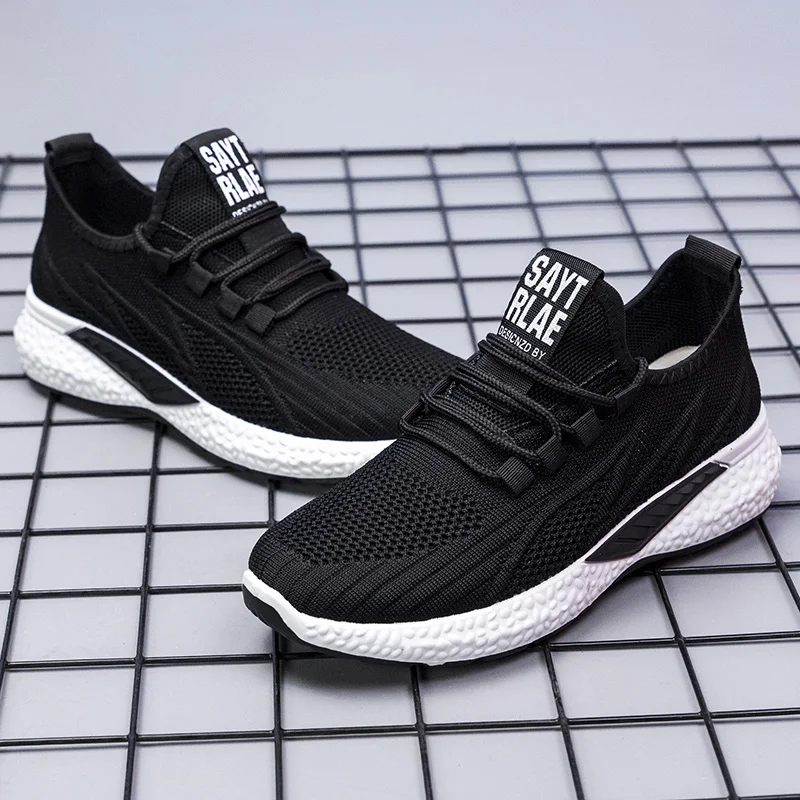 Bjakin 2020 Мужская обувь для бега модная повседневная резиновая Мягкая подошва