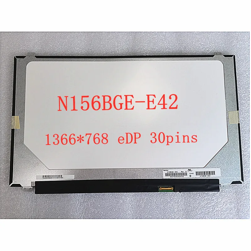 15 6 laptop n156bge e42 slim lcd screen hd 1366x768 edp 30pin display matrix panel replacement free global shipping