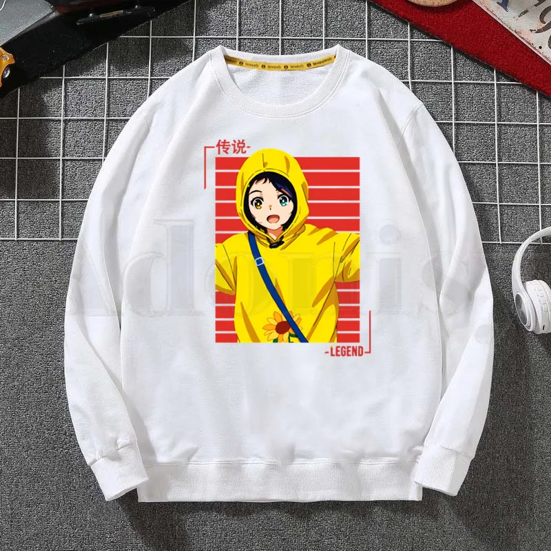 

Wonder Egg Priority Sun Flower Ohto Ai Ooto Ai Spring Autumn Male Casual Hoodies Sweatshirts Men's Hoodies Sweatshirt Tops