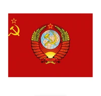 13x17cm ussr flag coat of arms hammer and sickle car sticker coloful decals motorcycle accessories sticker