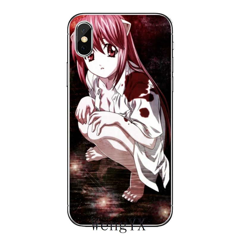 anime girl Elfen Lied For iPhone 11 pro XR X XS Max 8 7 6s plus SE 5s 5c iPod Touch 5 6 cover case | Мобильные телефоны и