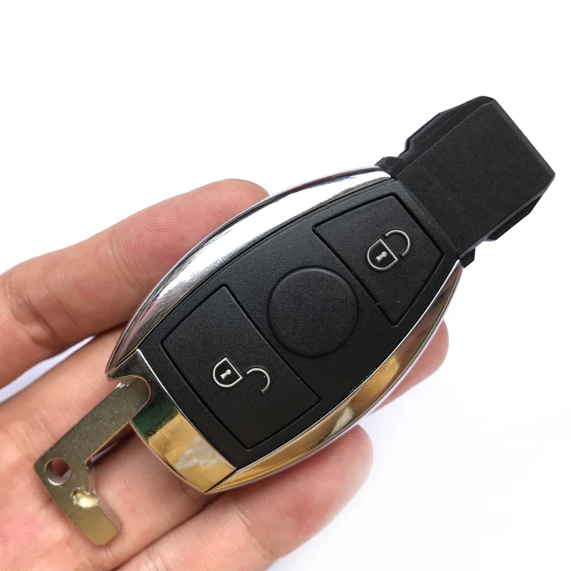 2-кнопочный дистанционный ключ для Mercedes BENZ 2000 + БЕСКЛЮЧЕВОЙ вход брелок NEC/BGA