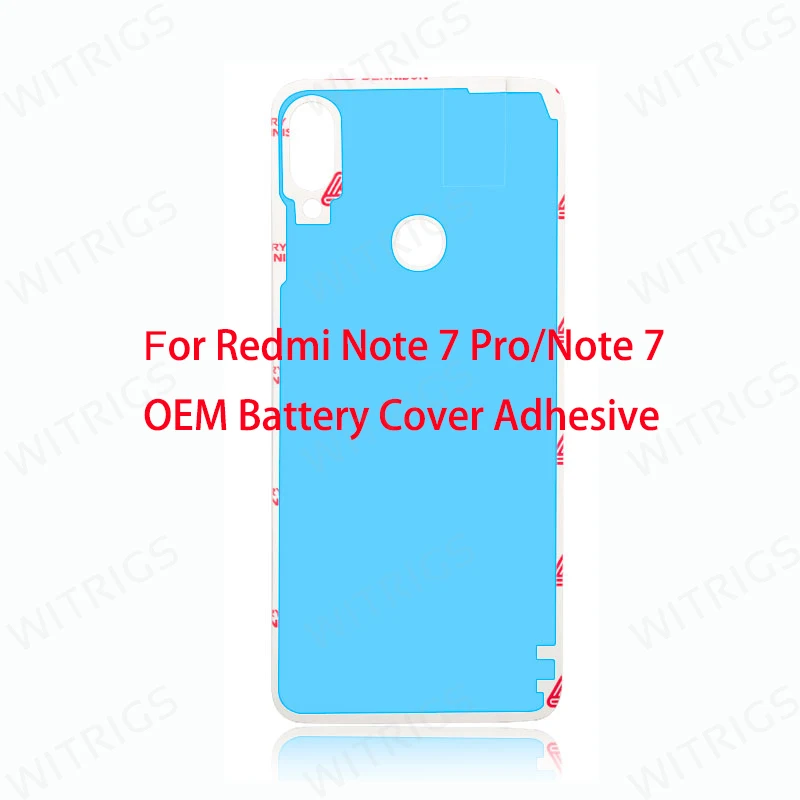 Witrigs Безель водонепроницаемый стикер клейкая Полоса для Xiaomi Redmi Note 7 8 Pro задняя крышка батарея клей