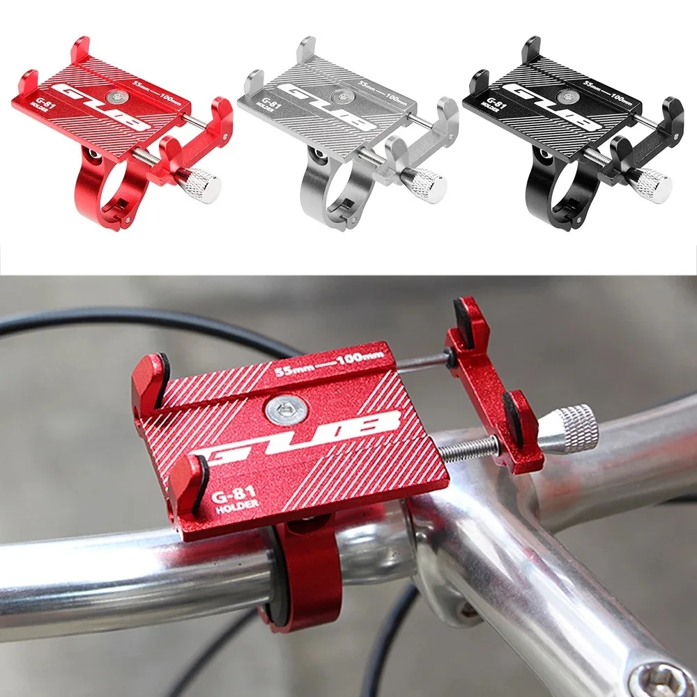 gub g 81 bicycle phone holder for mtb road bike 6063 aluminum alloy ratchet turntable bike phone holder bicycle accessories free global shipping