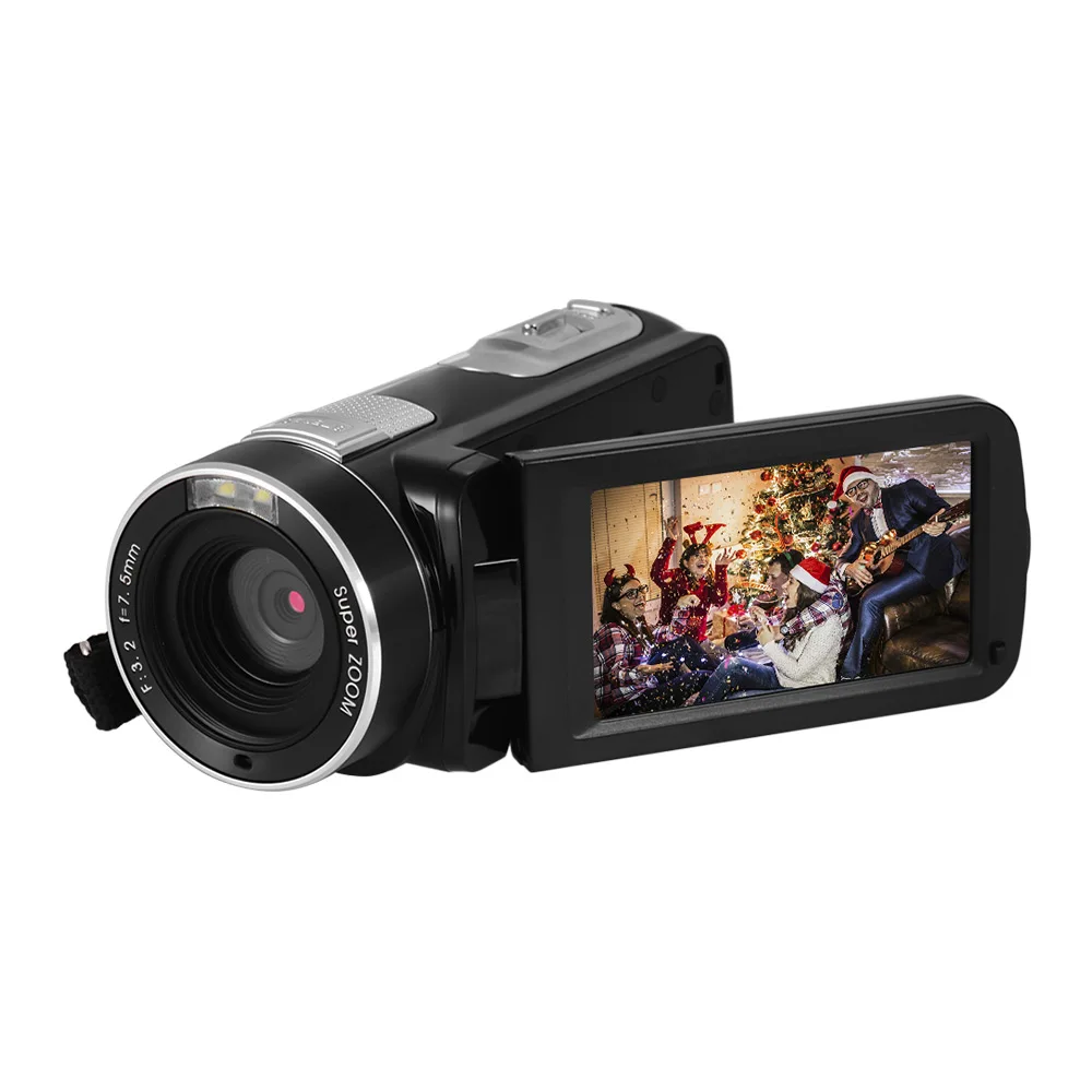 Andoer Portable FHD 1080P Digital Video Camera Camcorder DV Recorder 24MP 16X Zoom Supports Anti-shake Remote Control | Электроника