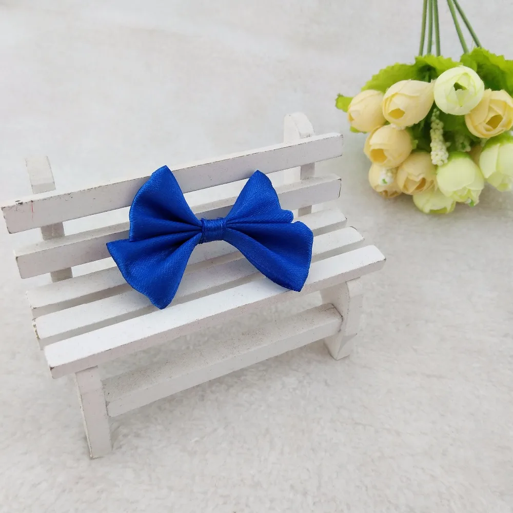 200 штук в партии галстук бабочка Цвета детский атласный ленты Стразы бантом