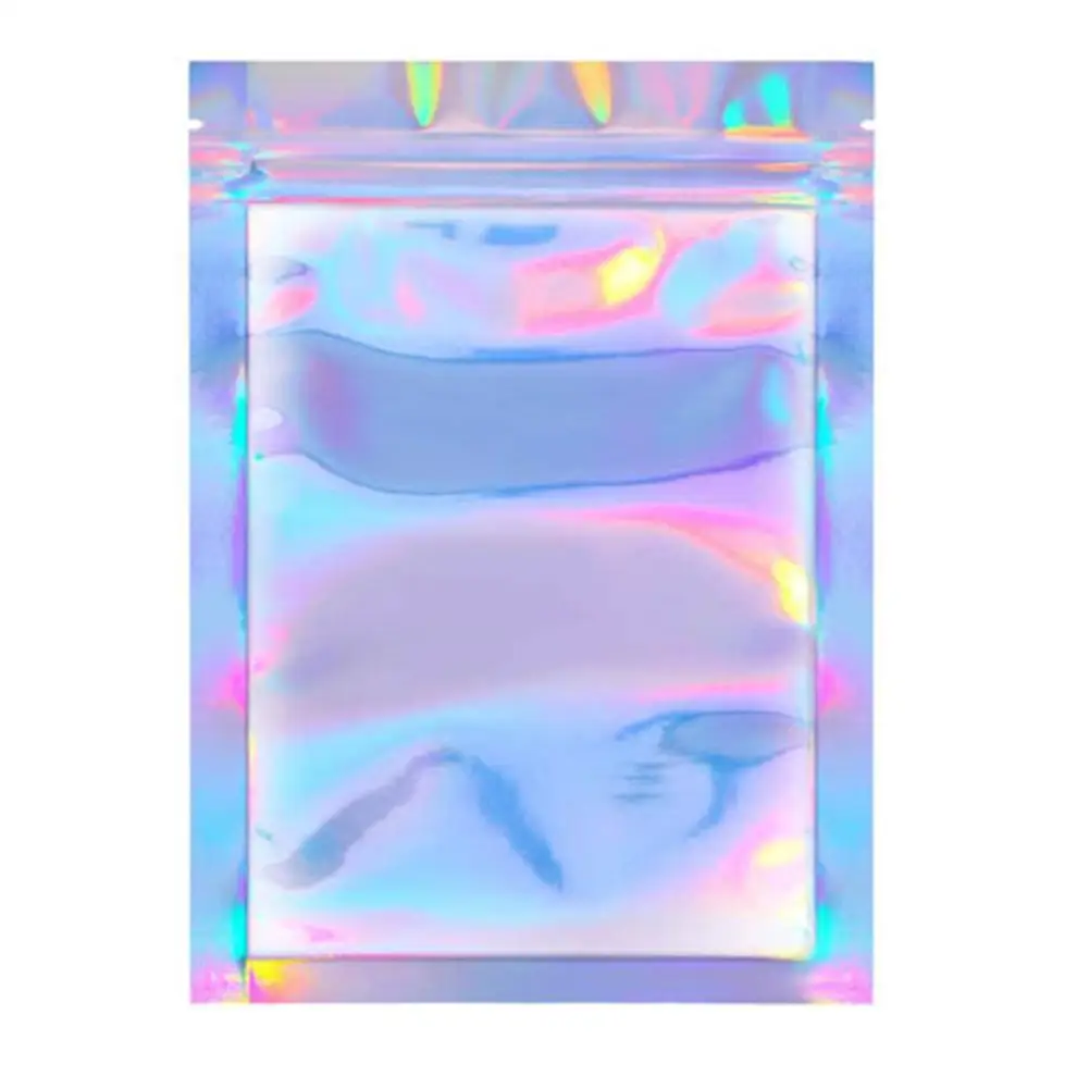 100 шт./компл. прозрачные голографические лазерные пакеты для запечатывания