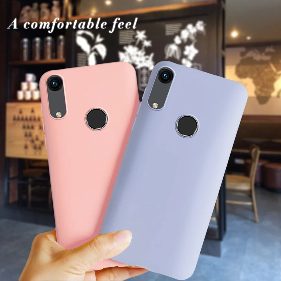 For Huawei Y6S Case Silicone Matte TPU Soft Back Phone Cover Y6 S Y 6S 2020 JAT-LX1 LX3 L29 L41 Bumper | Мобильные телефоны и