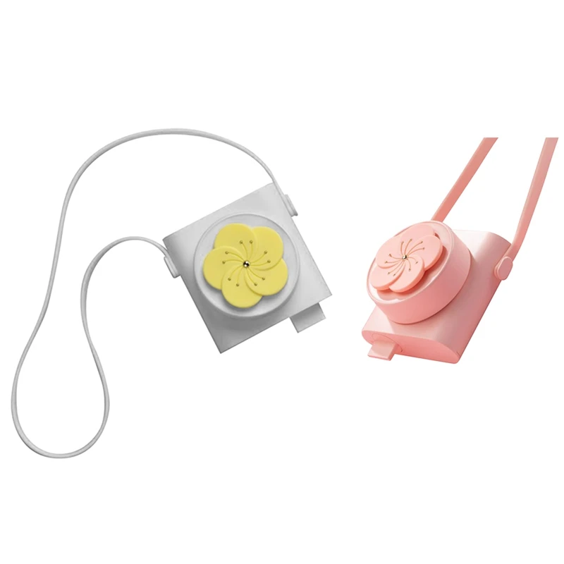 

Portable Hanging Neck Fan USB Rechargeable Fan Mini Fan Clip Waist Air Cooler Humidifier Cooling Hands Free