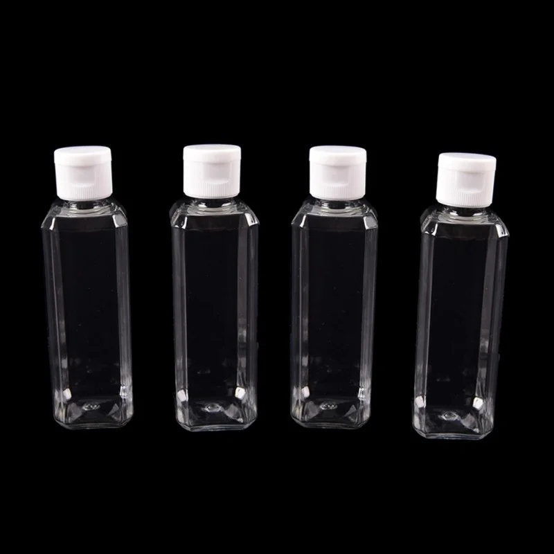 

100ml Portable Transparent Refillable Bottle Skin Care Small Sample Perfume Shampoo Cosmetics Lotion Tool Travel Dropshipping