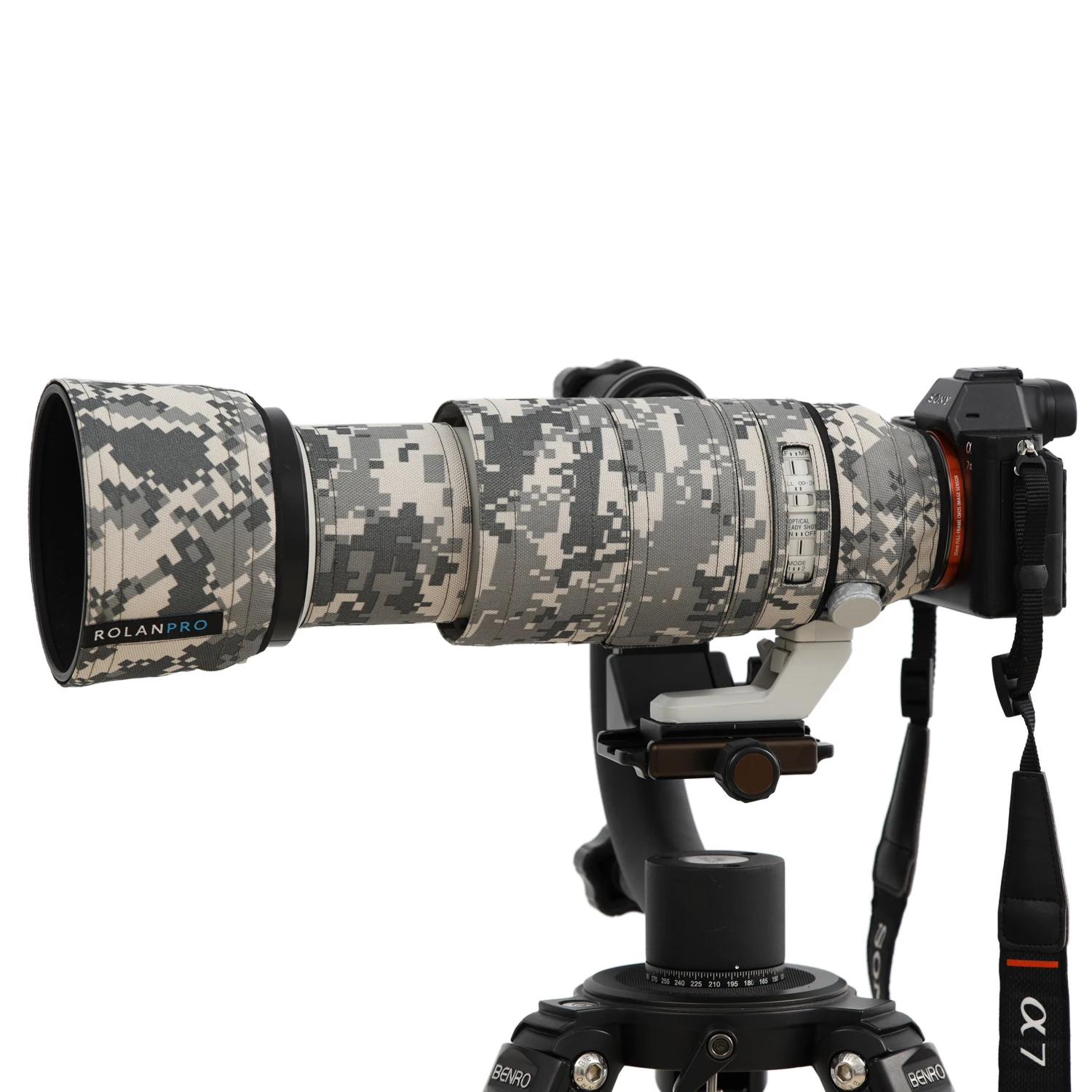 Защитный чехол ROLANPRO для Sony FE камуфляжный объектива 100 400 мм f4.5 5 6 GM OSS|lens camouflage|camouflage