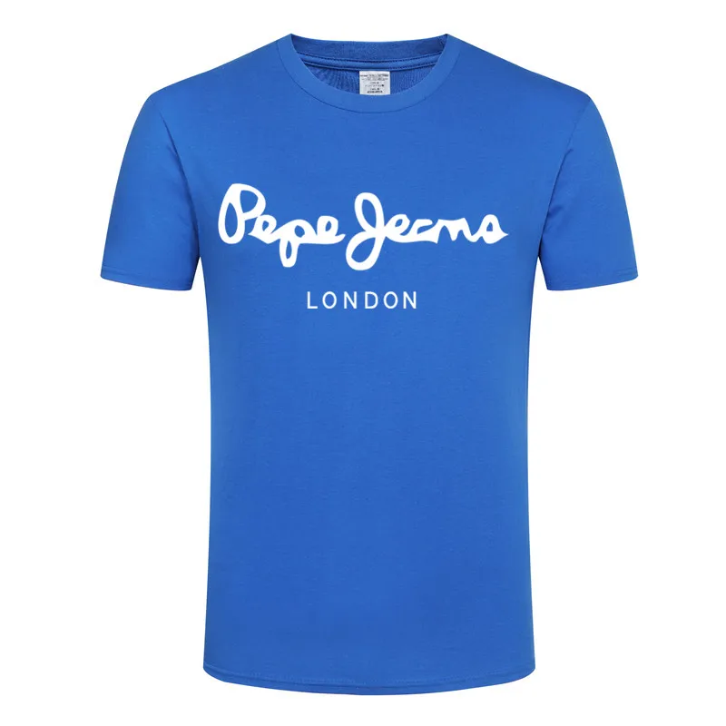 

Summer cotton print men's fun Top Casual Short Sleeve solid color round neck hip hop T-shirt sport top