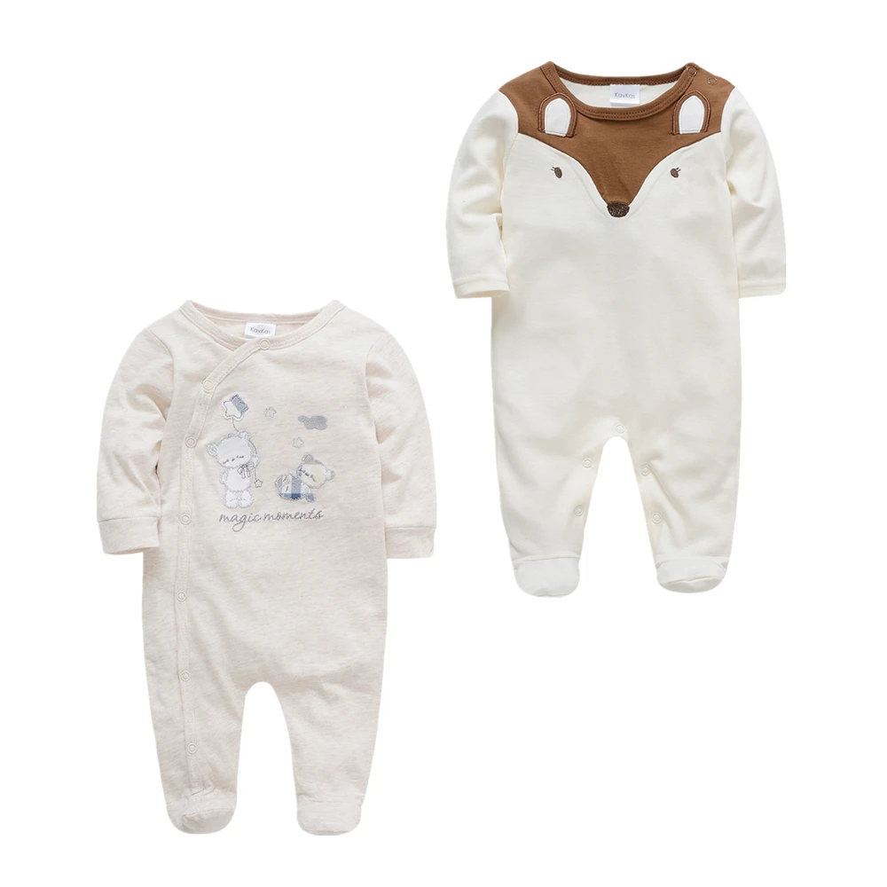 

Honeyzone 2pcs/ Set Baby Infant Clothes Romper Roupa De Bebe Femenina Full Sleeve Cartoon Print Jumpsuit Vêtements Bébé Garçon